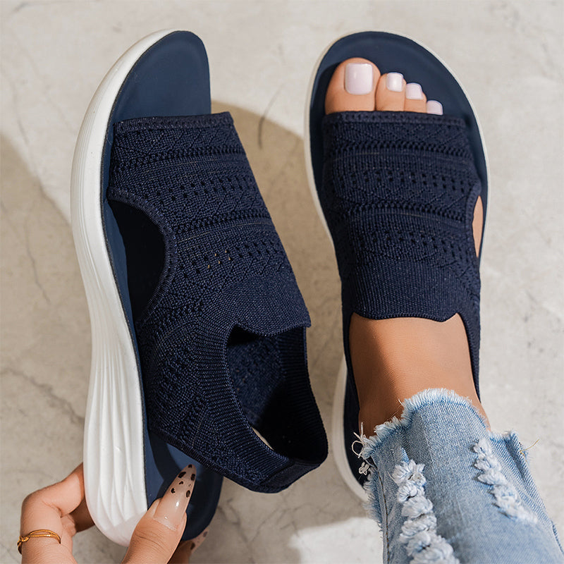 Nina™ Breathable Knit Platform Sandals