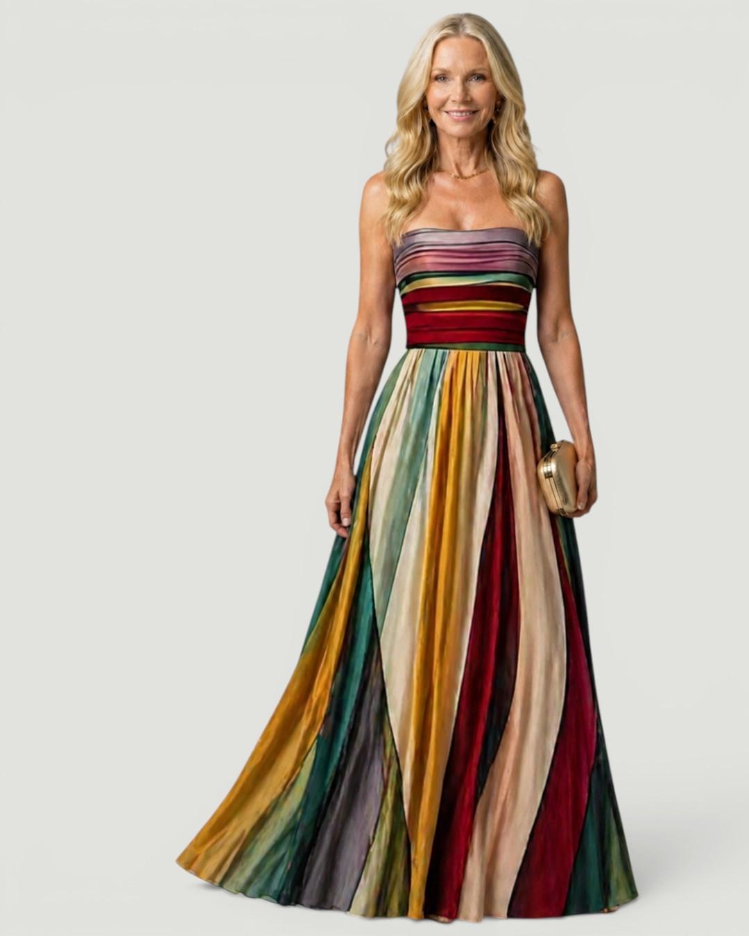 Thalia™ Elegant Strapless A-Line Dress