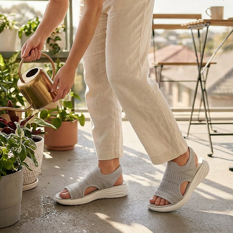 Nina™ Breathable Knit Platform Sandals
