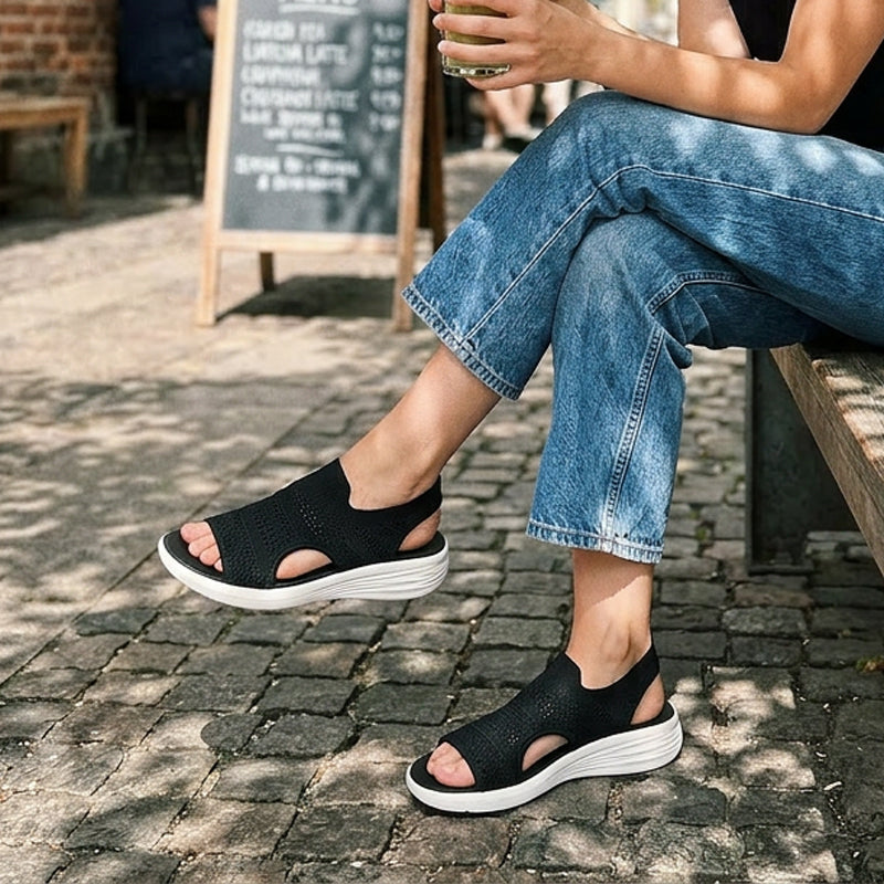 Nina™ Breathable Knit Platform Sandals